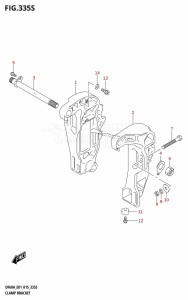 DF50A From 05004F-510001 (E01)  2015 drawing CLAMP BRACKET (DF60AVT:E40)