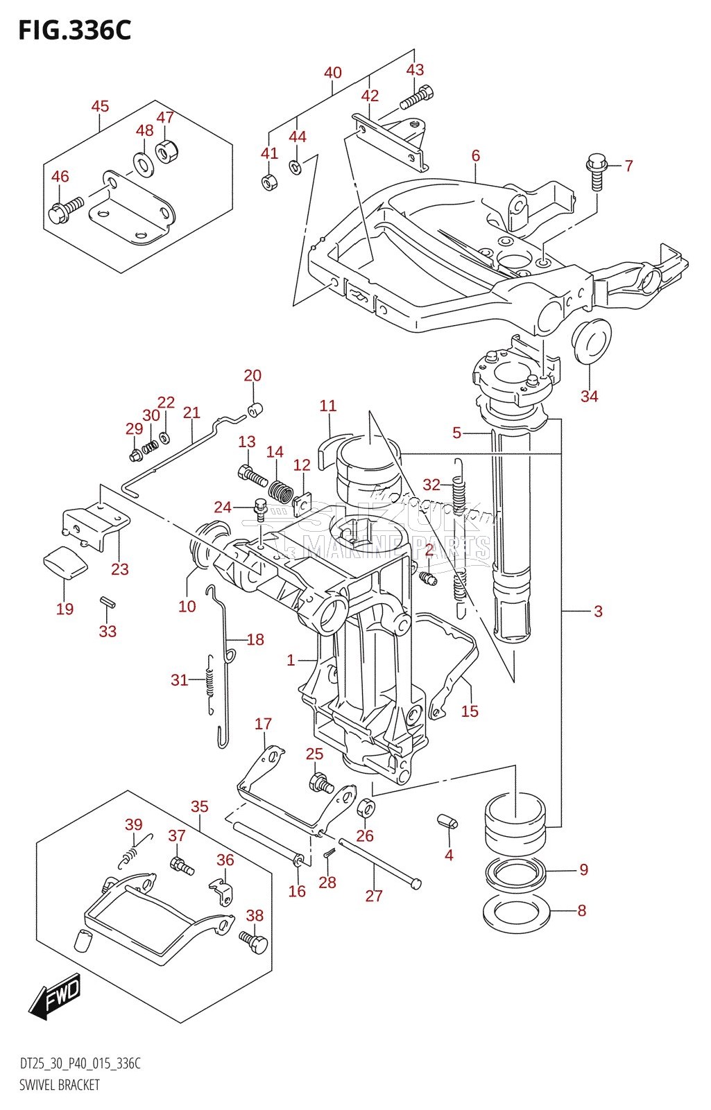 SWIVEL BRACKET (DT30R:P40)