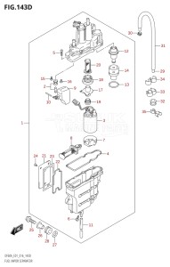 05004F-610001 (2016) 50hp E01-Gen. Export 1 (DF50AVT  DF50AVTH) DF50A drawing FUEL VAPOR SEPARATOR (DF40AST:E34)