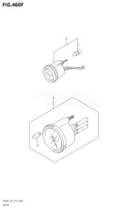 05004F-610001 (2016) 50hp E01-Gen. Export 1 (DF50AVT  DF50AVTH) DF50A drawing METER (DF50AVT:E01)