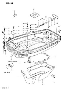 DT50 From 5002-300001 ()  1978 drawing LOWER COVER