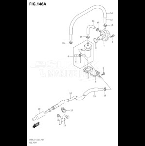 09003F-040001 (2020) 90hp E01 E40-Gen. Export 1 - Costa Rica (DF90ATH) DF90A drawing FUEL PUMP (SEE NOTE)