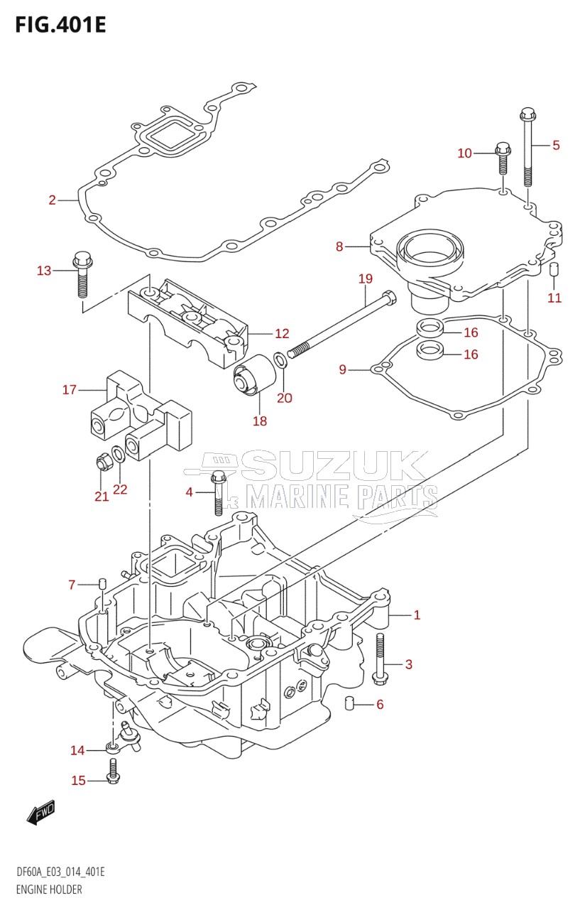 ENGINE HOLDER (DF60AVT)