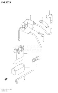 00993F-110001 (2011) 9.9hp P03-U.S.A (DF9.9T  DF9.9TH) DF9.9 drawing IGNITION COIL (DF9.9T:P03)