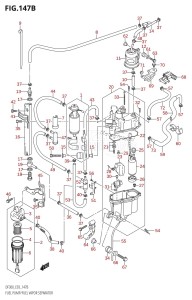 DF300Z From 30001Z-980001 (E03)  2009 drawing FUEL PUMP /​ FUEL VAPOR SEPARATOR (011)