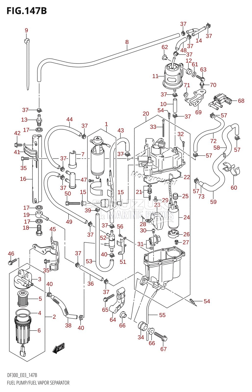 FUEL PUMP /​ FUEL VAPOR SEPARATOR (011)