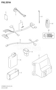 20004F-040001 (2020) 200hp E03-USA (DF200AST  DF200AST) DF200AST drawing KEY LESS START