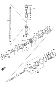 Outboard DF 300AP drawing Transmission