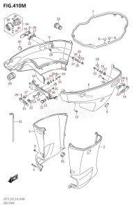 DF175ZG From 17502Z-610001 (E01 E40)  2016 drawing SIDE COVER (DF175TG:E40)