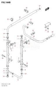 DF250Z From 25003Z-710001 (E03 E40)  2017 drawing FUEL INJECTOR (DF200Z:E03)