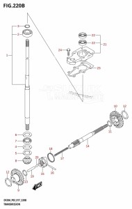 DF9.9B From 00995F-710001 (P03)  2017 drawing TRANSMISSION (DF9.9BR:P03)