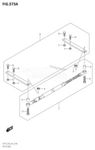 DF175ZG From 17502Z-610001 (E01 E40)  2016 drawing OPT:TIE ROD (DF150T:E01)