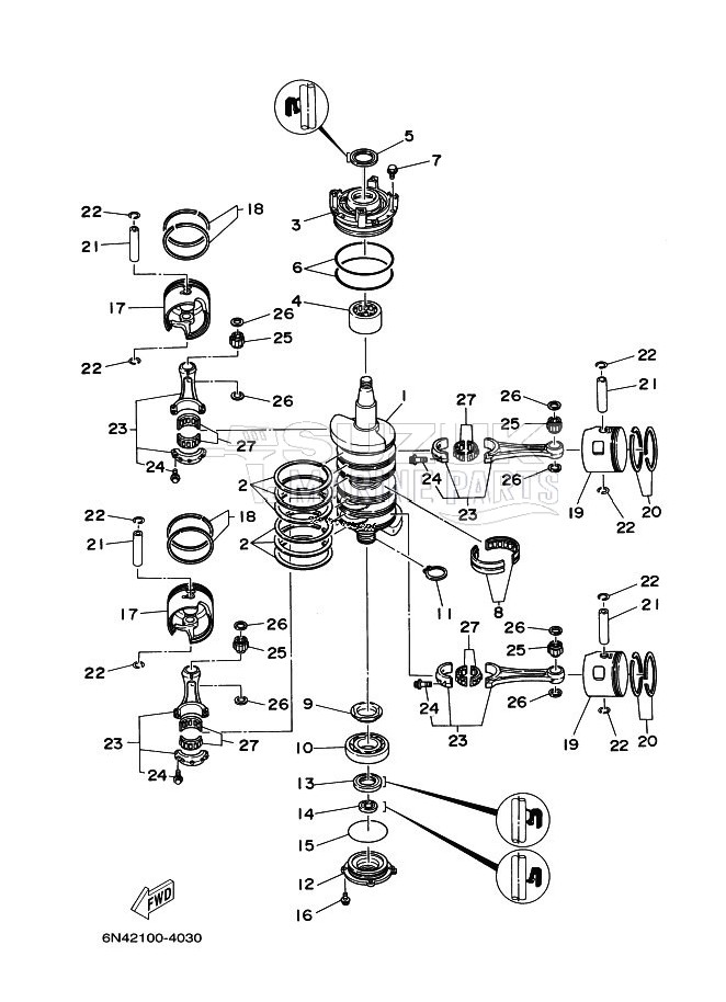 CRANKSHAFT--PISTON