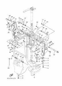 FL250DETX drawing FRONT-FAIRING-BRACKET