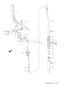 DT30C From 03003-011001 ()  1990 drawing CLUTCH