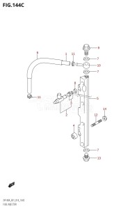 DF100A From 10003F-410001 (E01 E40)  2014 drawing FUEL INJECTOR (DF115AT:E01)