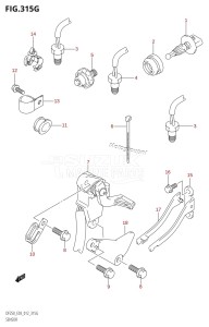 DF250ST From 25004F-210001 (E03)  2012 drawing SENSOR (DF250ST:E03)