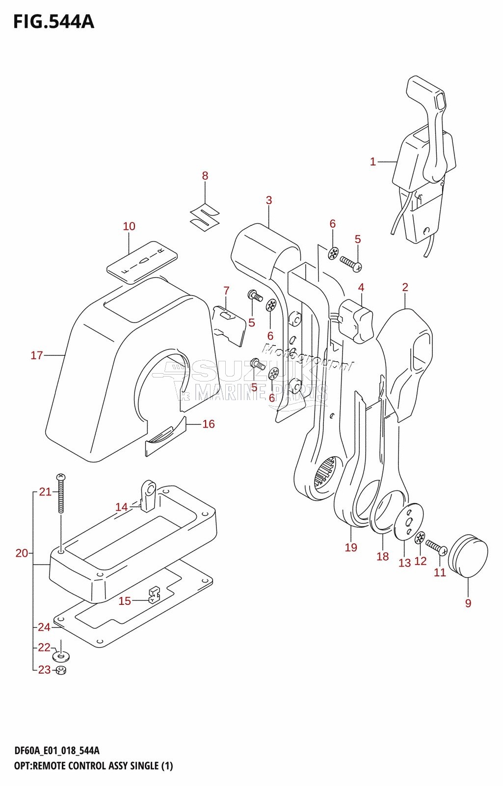 OPT:REMOTE CONTROL ASSY SINGLE (1)