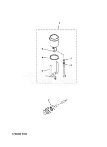 LZ250D drawing SPEEDOMETER