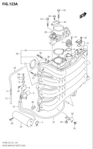 20003Z-610001 (2016) 200hp E03-USA (DF200AZ) DF200AZ drawing INTAKE MANIFOLD / THROTTLE BODY