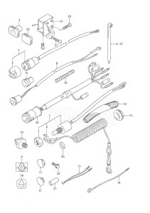 Outboard DF 9.9 drawing Electrical