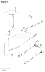 DF150 From 15002F-210001 (E01 E40)  2012 drawing OPT:HARNESS (DF175T:E40)