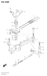 15002F-610001 (2016) 150hp E03-USA (DF150ST  DF150T  DF150TG) DF150 drawing THROTTLE ROD (DF150Z:E03)