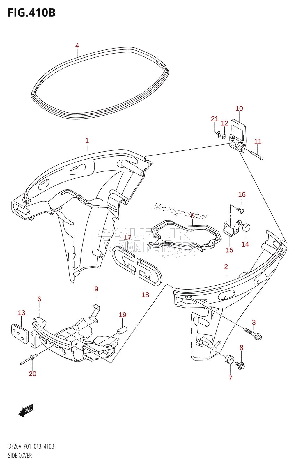 SIDE COVER (DF9.9BR:P01)