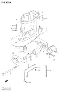 DF150 From 15002F-410001 (E01 E40)  2014 drawing DRIVE SHAFT HOUSING