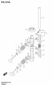 DF20A From 02002F-810001 (P03)  2018 drawing CAMSHAFT (M-STARTER)