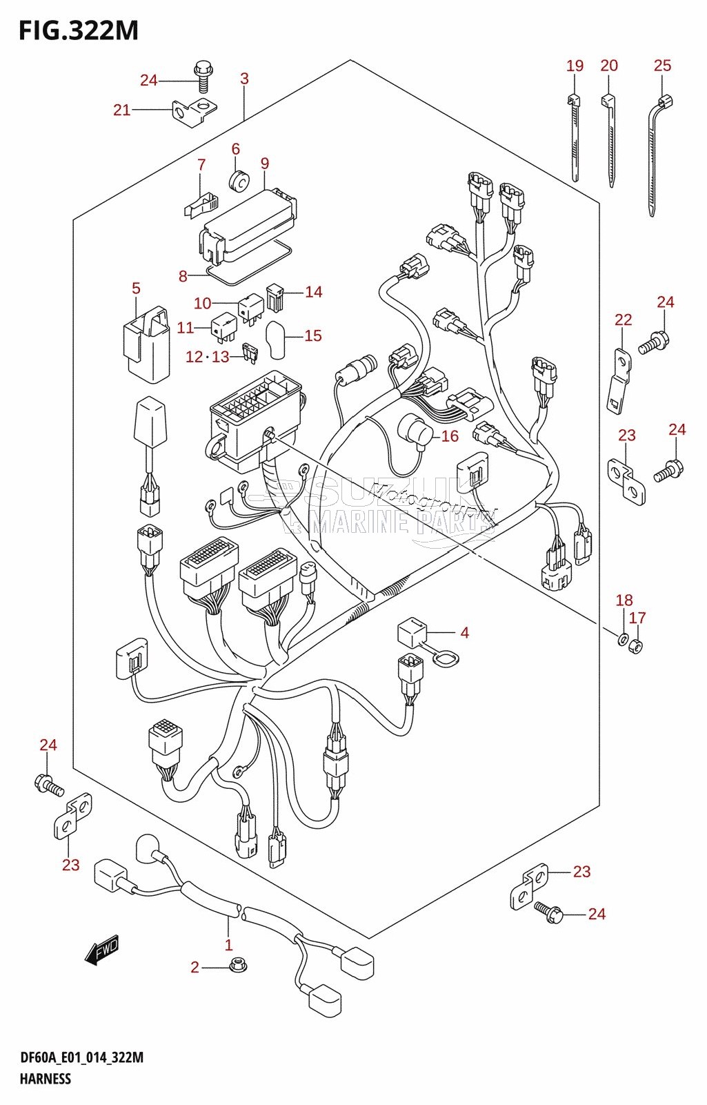 HARNESS (DF60ATH:E40)