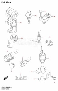 DF20A From 02002F-140001 (E03 P03)  2021 drawing SENSOR /​ SWITCH (DF9.9B,DF15A,DF20A)