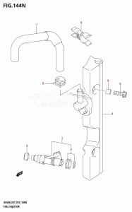 DF50A From 05004F-410001 (E01)  2014 drawing FUEL INJECTOR (DF50AVT:E01)