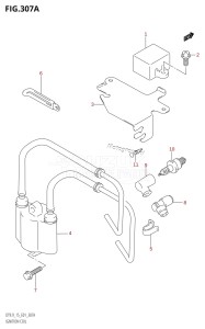 DT9.9 From 00993-780001 (E01 E13 E40)  2007 drawing IGNITION COIL