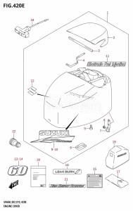 DF60A From 06002F-510001 (E03)  2015 drawing ENGINE COVER (DF60AVT:E03)