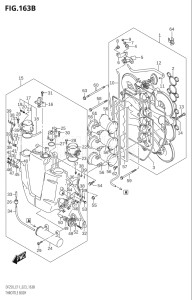 25003Z-340001 (2023) 250hp E11 E40-Gen. Export 1-and 2 (DF250Z) DF250Z drawing THROTTLE BODY (DF225T,DF225Z,DF250T,DF250Z,DF250ST)