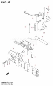 DF9.9A From 00994F-210001 (P03)  2012 drawing RECTIFIER /​ IGNITION COIL (DF8A:P01)