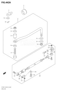 14001Z-680001 (2006) 140hp E01 E40-Gen. Export 1 - Costa Rica (DF140WZK6  DF140ZK6) DF140 drawing DRAG LINK