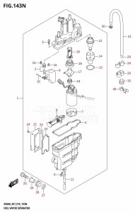 DF50A From 05003F-510001 (E01)  2015 drawing FUEL VAPOR SEPARATOR (DF50AVT:E01)