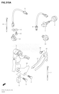 15002F-310001 (2013) 150hp E03-USA (DF150T) DF150 drawing SENSOR