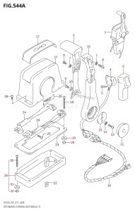 DF250Z From 25003Z-710001 (E40)  2017 drawing OPT:REMOTE CONTROL ASSY SINGLE (1)