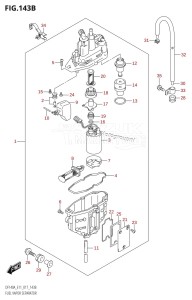 DF115AZ From 11503Z-710001 (E11 E40)  2017 drawing FUEL VAPOR SEPARATOR (DF115AT:E11)