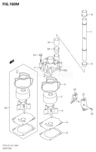 DF225T From 22503F-210001 (E01)  2012 drawing WATER PUMP (DF250Z:E40)