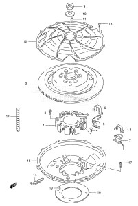 DT140 From 14003-971001 ()  1999 drawing MAGNETO (DT115S /​ DT140EPI)