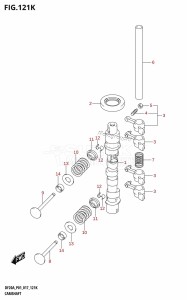 DF20A From 02002F-710001 (P01 P40)  2017 drawing CAMSHAFT (DF20AR:P01)