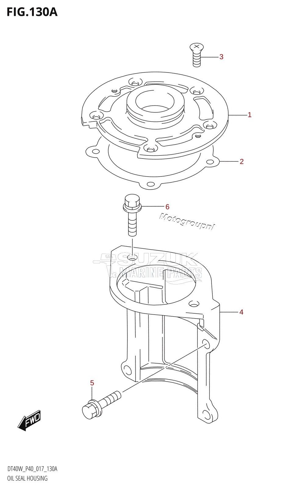 OIL SEAL HOUSING (DT40W:P40)