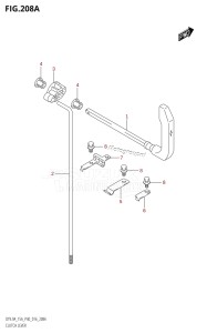 DT9.9A From 00993K-610001 (P36 P40)  2016 drawing CLUTCH LEVER (DT9.9A:P40)