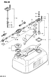 DT5 From 0502-300001 till 351192 ()  1978 drawing FUEL TANK 1