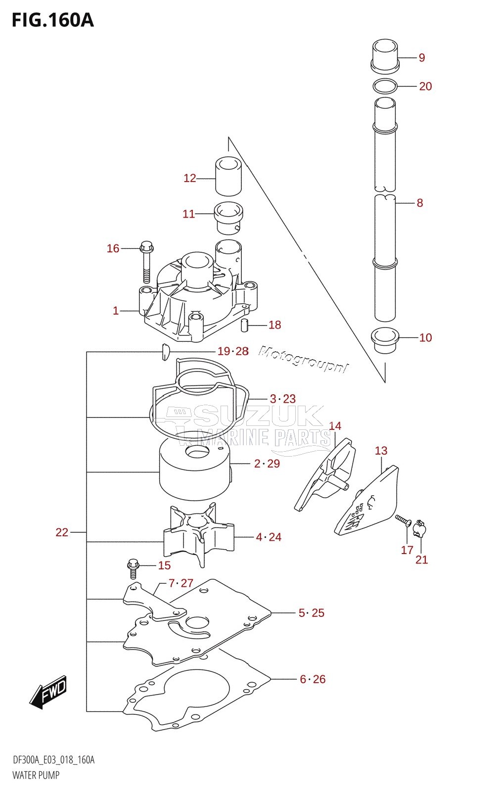 WATER PUMP (DF300A)