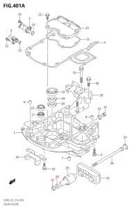 08002F-410001 (2014) 80hp E01 E40-Gen. Export 1 - Costa Rica (DF80A) DF80A drawing ENGINE HOLDER